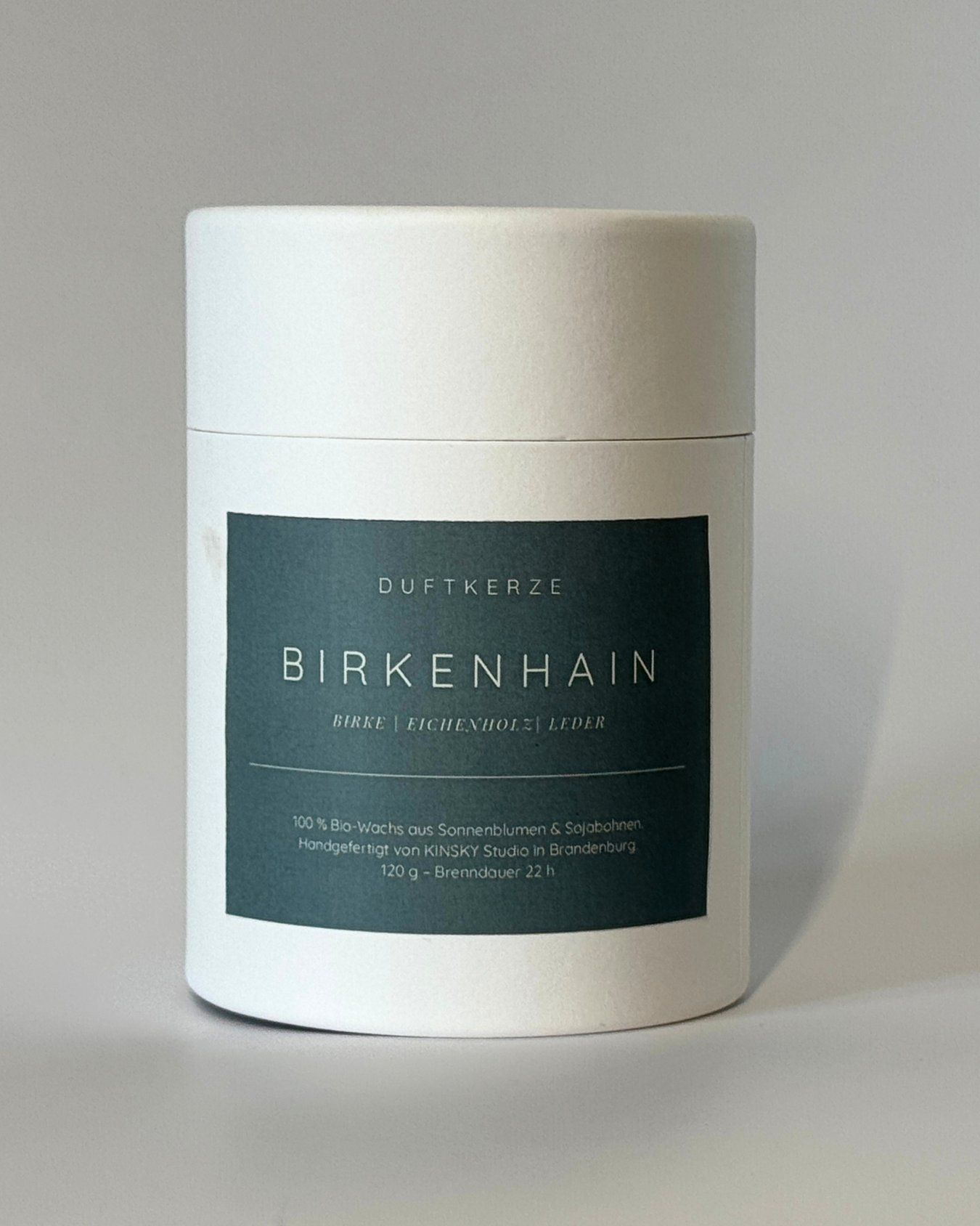 Edition Moroccan White X KINSKY Studio: Duftkerze Birkenhain