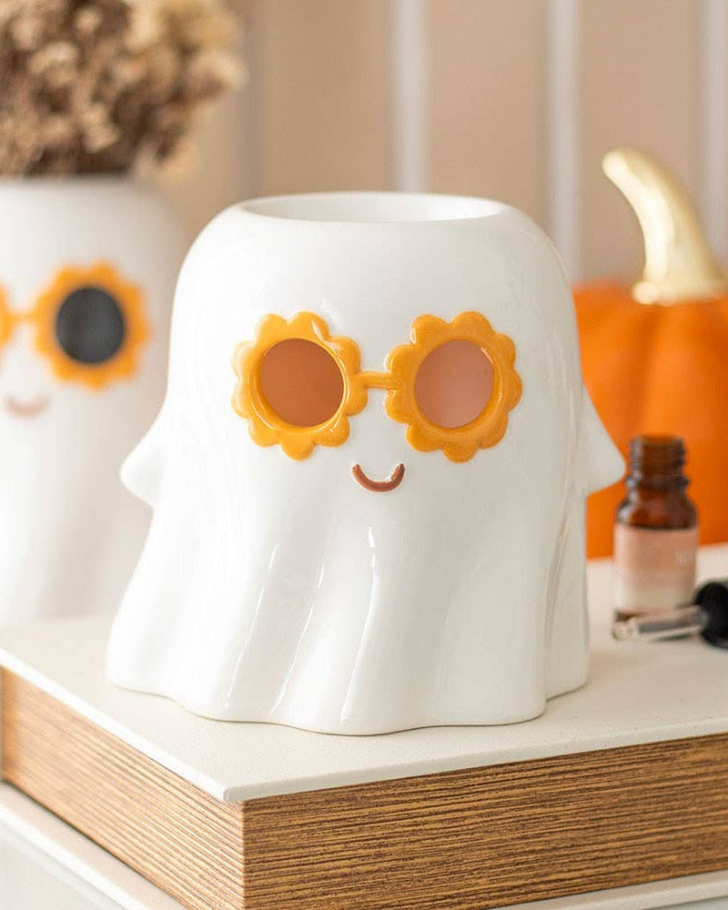 Groovy Ghost Halloween Öl-Brenner und Wachswärmer