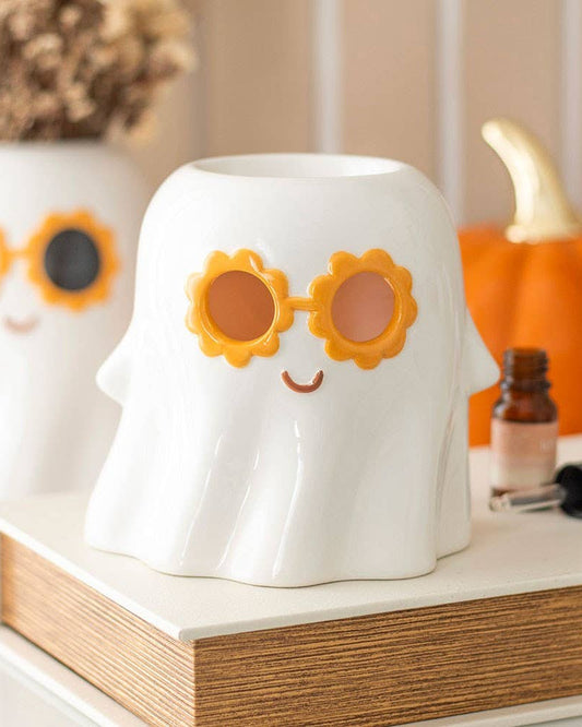 Groovy Ghost Halloween Öl-Brenner und Wachswärmer