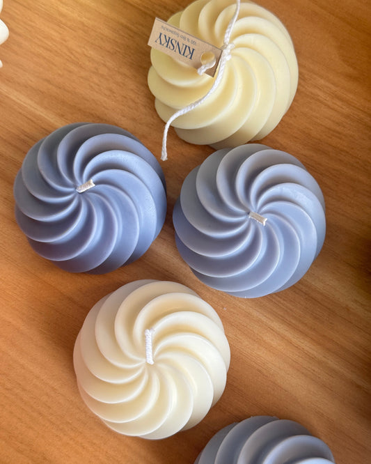 Baiser Kerze Sojawachs