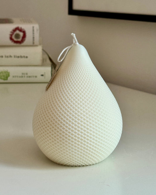 Große Stumpenkerze Birne