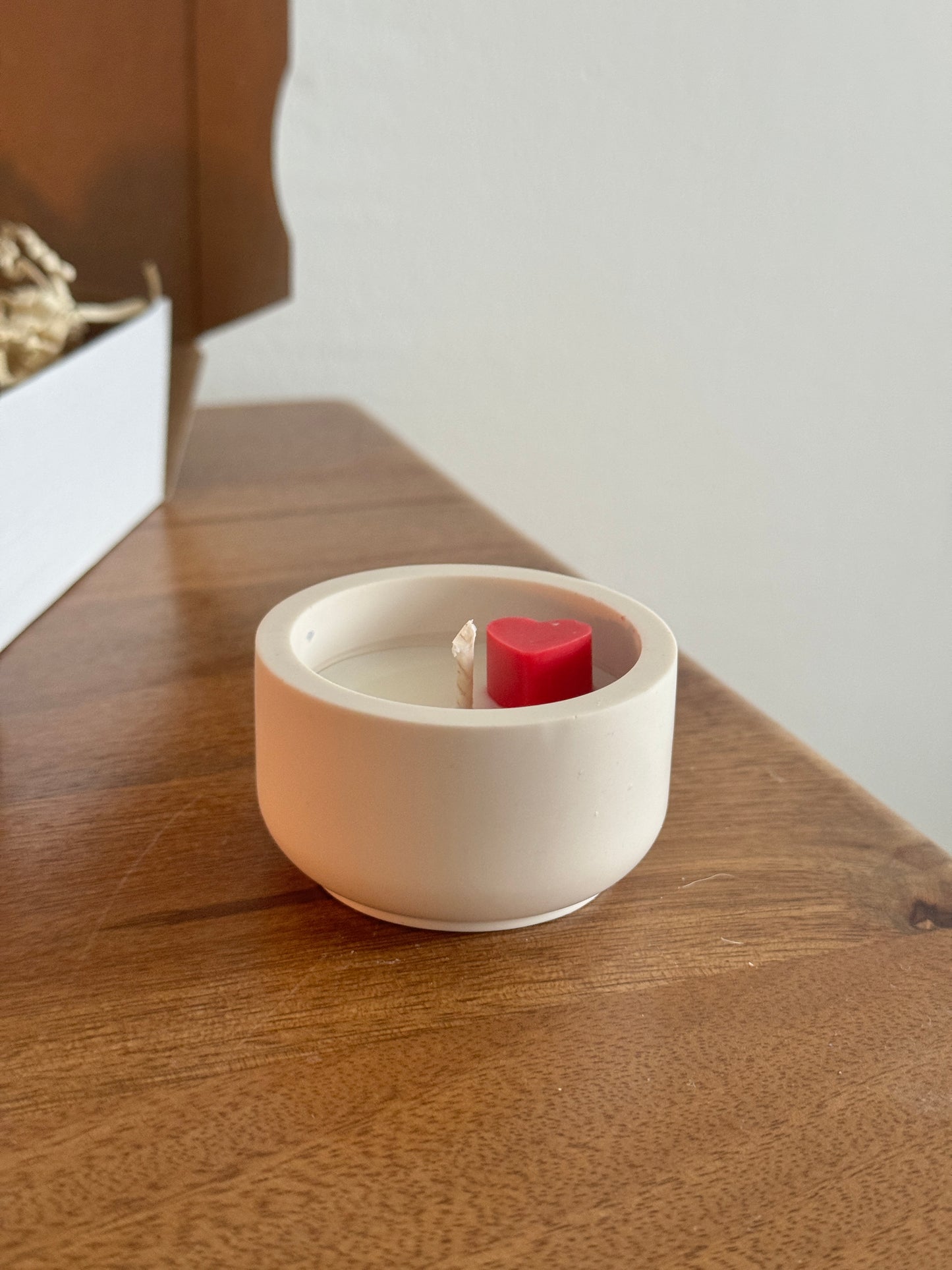 Herzensmensch-Post: Kerze zum Verschenken - Versandkostenfrei