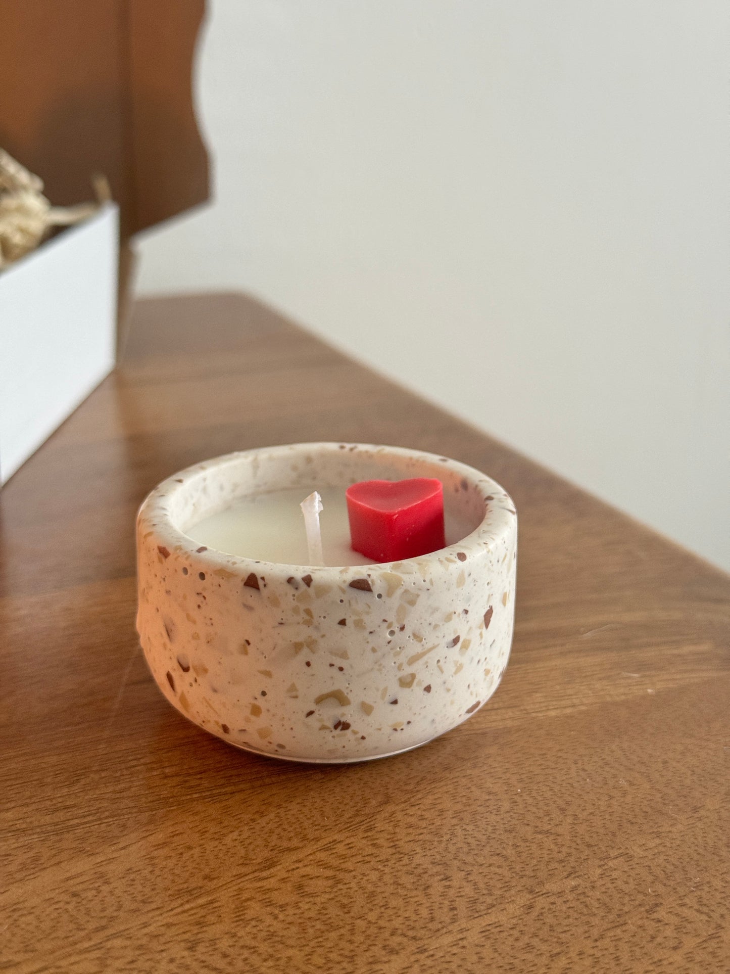 Herzensmensch-Post: Kerze zum Verschenken - Versandkostenfrei