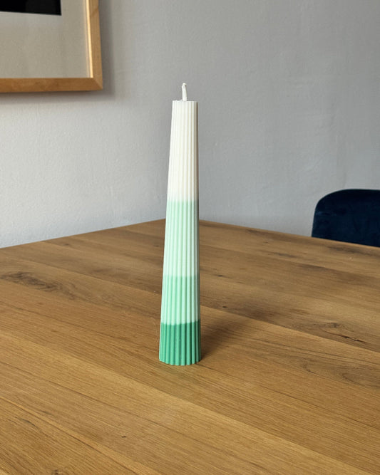 Standkerze Iconic Grüner Verlauf - Sonderedition